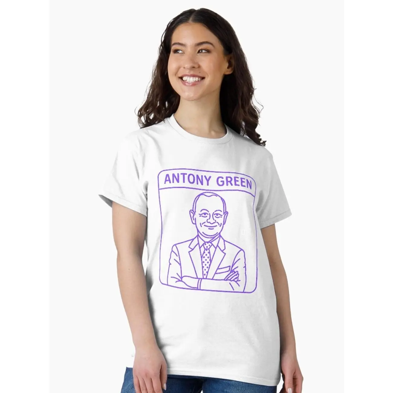 Antony Green Arms Crossed Portrait Classic T-Shirt - Stylish and Unique Graphic Tee for Casual Wear S