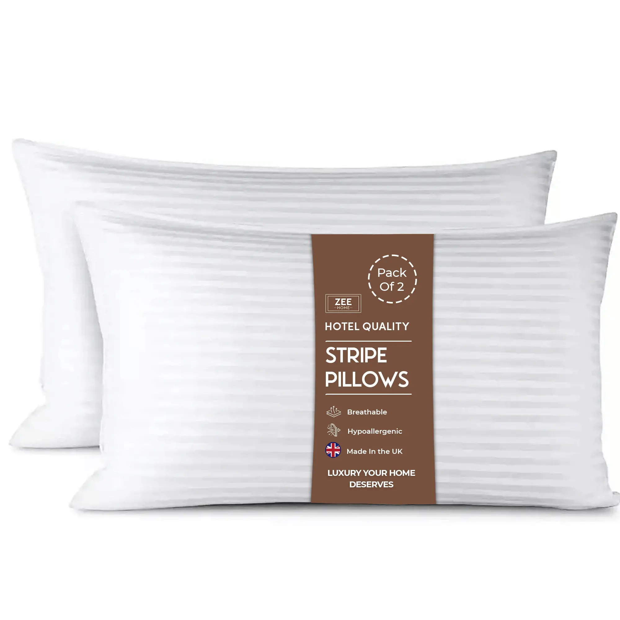 Hotel Quality Pillows | 2 Pack SAME DAY SHIPPING | Extra Filled Luxury Pillows tiktok  shop