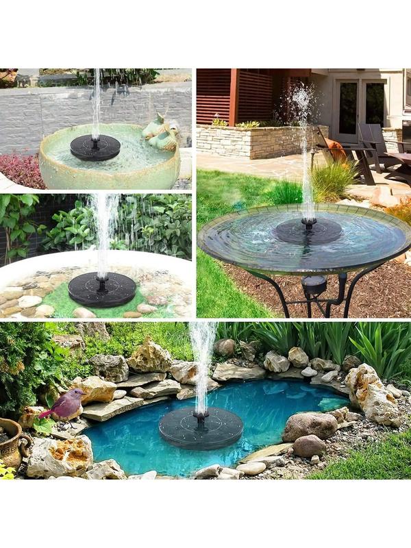 Solar Bird Bath Fountain Pump, Upgrade Solar Fountain , Free Standing Floating Solar Powered Water Fountain Pump for Bird Bath, mini solar water fountain , solar garden water fountain , solar water fountain , garden accessories , garden decor 4