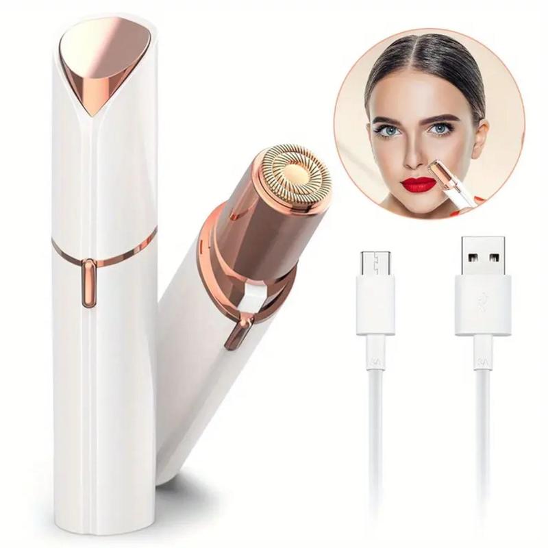 Product Introduction of Advanced Portable Electric Epilator - USB Rechargeable Lipstick Shaver Women Hair Removal Tool Eyebrow Trimmer Precision Blade Technology Designed Smooth Silky Skin Travel Daily Use On-the-Go Grooming Safe Painless Handy Hair Removal Solution Face Body 0