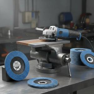 4-1/2" Angle Grinder Disc, Metal Polishing Disc For Angle Grinder, Abrasive Disc For Metal Rust Removal & Finishing