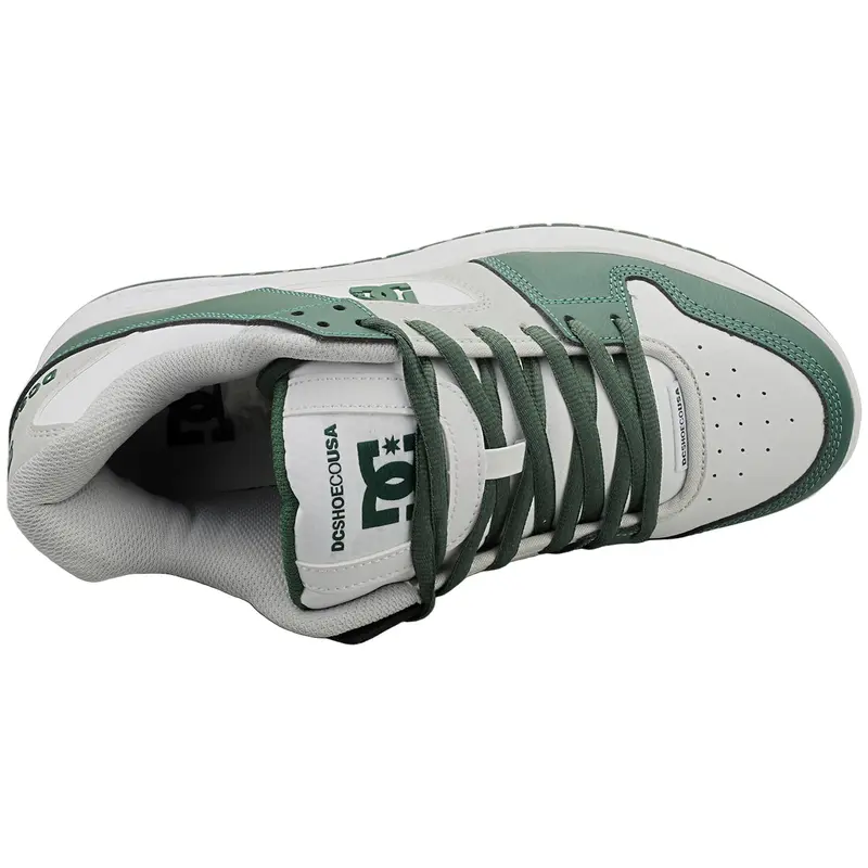 DC Shoes Manteca Se Mens Skate Trainers in White Green - MPN: ADYS100314-XWSG 7