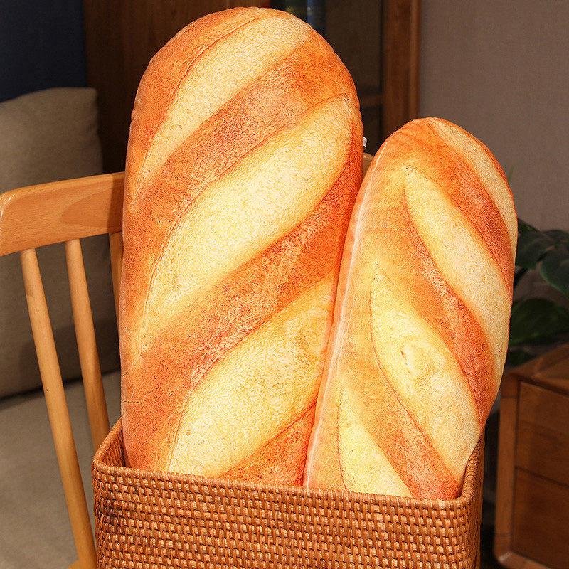 French Bread Plush Pillow - Soft Plush Stuffed Food Decor - Cute Sleeping Companion 4