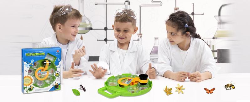 Product Introduction of Koolbitz Children Outdoor Adventure Field Microscope Bug Catcher Collection Viewer Set | Insect Magnifier Collection Case Nature Exploration Science Toys 0