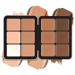 12 Colors Concealer Palette, Natural Facial Contouring Makeup Palette, Long Lasting Concealer Cream, Facial Detailing Makeup Tool, Lightweight Natural Look Summer Makeup Gift