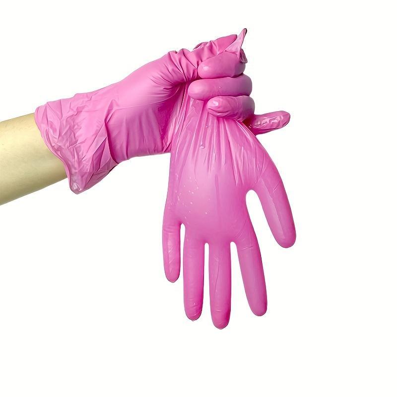 Product Introduction of 【50%OFF】50pcs Multi-Color Disposable Nitrile Gloves for Kitchen, Pet Bathing, Hair Dye, Manicure & Food Prep - Essential Household Cleaning Supplies, Small Tools, Disposable Apparel 1