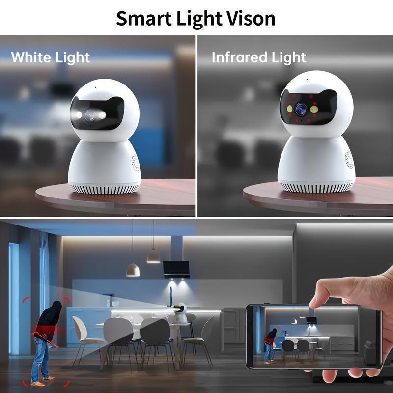 1080P Full HD Security Camera with Color Night Vision, Two-Way Audio, Motion Detection, Auto Tracking, WiFi Connectivity, App Control for Home Safety - Ideal for Youngsters, Elderly, and Pets 7