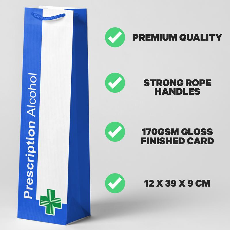 Prescription Alcohol Bottle Bag + Stickers 2