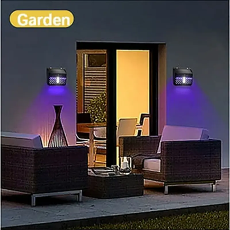 Solar Powered Mosquito Insect Killer LED Light Trap Fly Bug Zapper Lamp Outdoor humidifier  bedroom automatic  diffuser fabric  shaver bedroom  fan 6