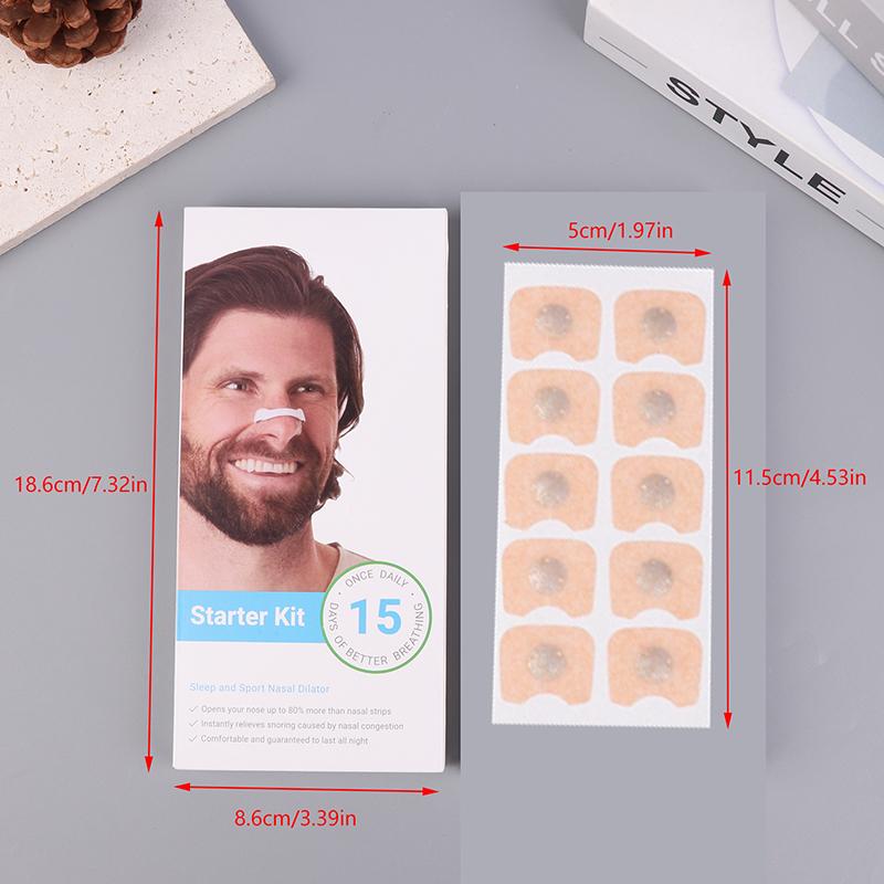 1pack Nasal Breathing Dilators Starter Kits Magnetic Nose Strips Increase Sports Air Intake Improve Sleeping Reduce Snoring 5