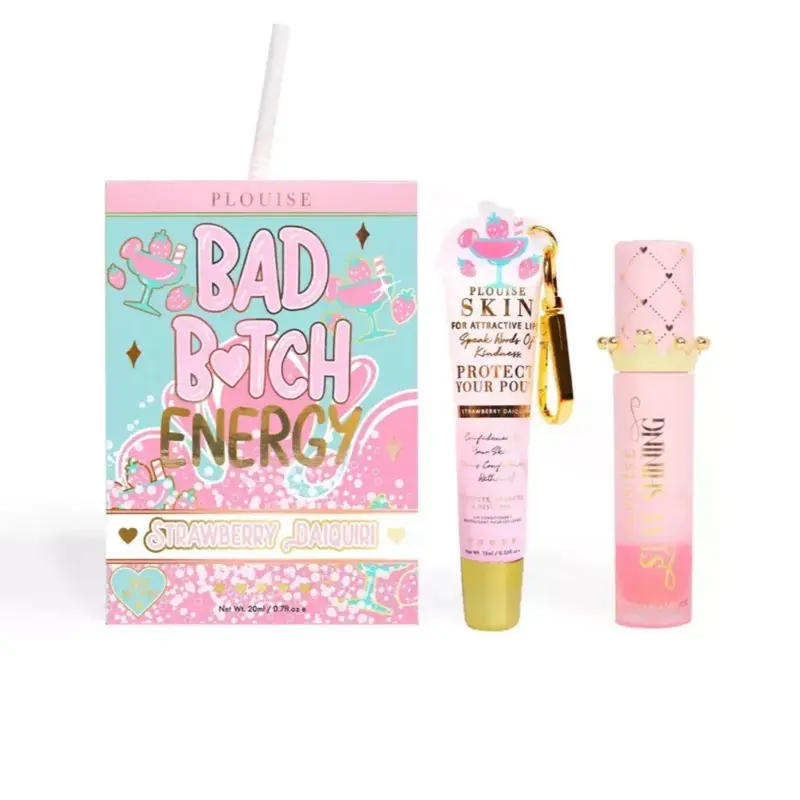 Lip Duo Strawberry daiquiri - Matte Gloss - Lipgloss for Flawless Lipstick Look - Makeup