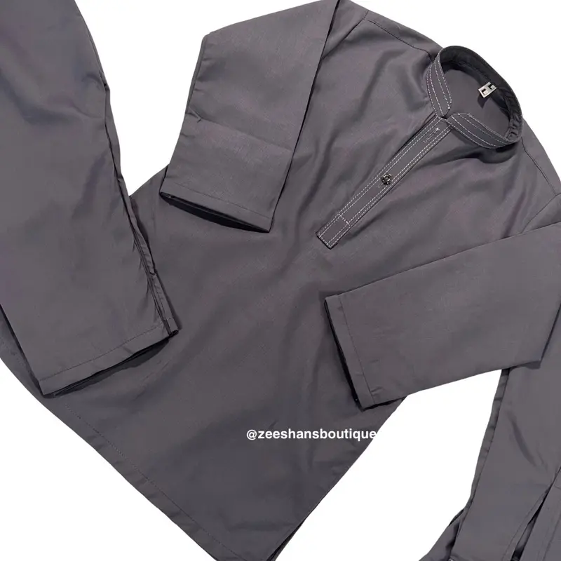 Boys shalwar kameez black grey navy white