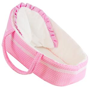 BiBi Doll Accessories - Pink Carry Cot for Dollies