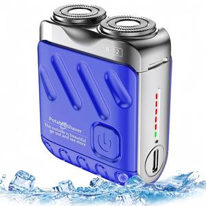 Portable Mini Electric Shaver, Waterproof Electric Shaver, Men's Beard Trimmer, Travel Shaver, Men's Grooming Tools and Holiday Gifts