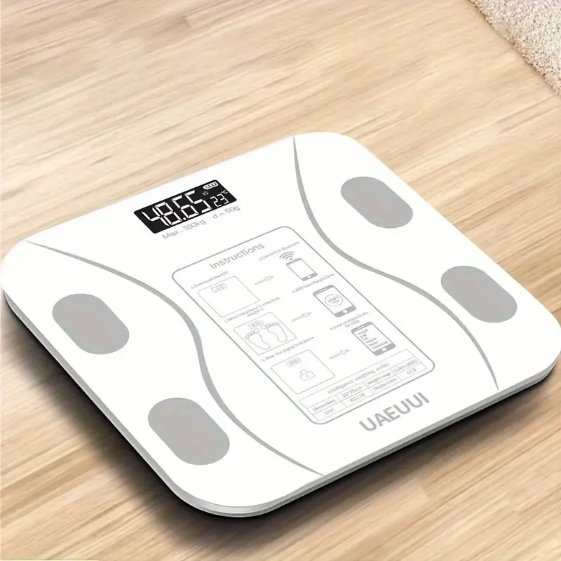 Intelligent electronic scale, weighing scale, body fat scale, fat scale, bathroom scale, household small body scale. 2