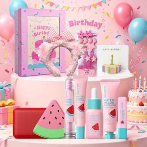 Cute Beauty Gift Box for Little Girls, Non-Irritating Skin Care Set, Full Skin Care Set For Hydrating, Glowing & Nourishing