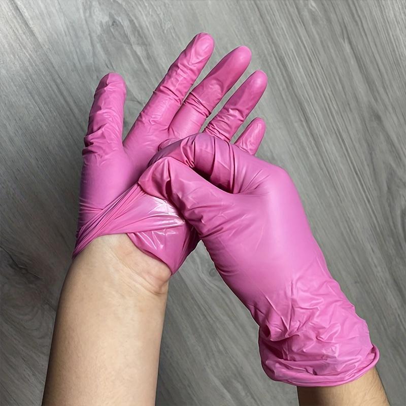Product Introduction of 【50%OFF】50pcs Multi-Color Disposable Nitrile Gloves for Kitchen, Pet Bathing, Hair Dye, Manicure & Food Prep - Essential Household Cleaning Supplies, Small Tools, Disposable Apparel 7