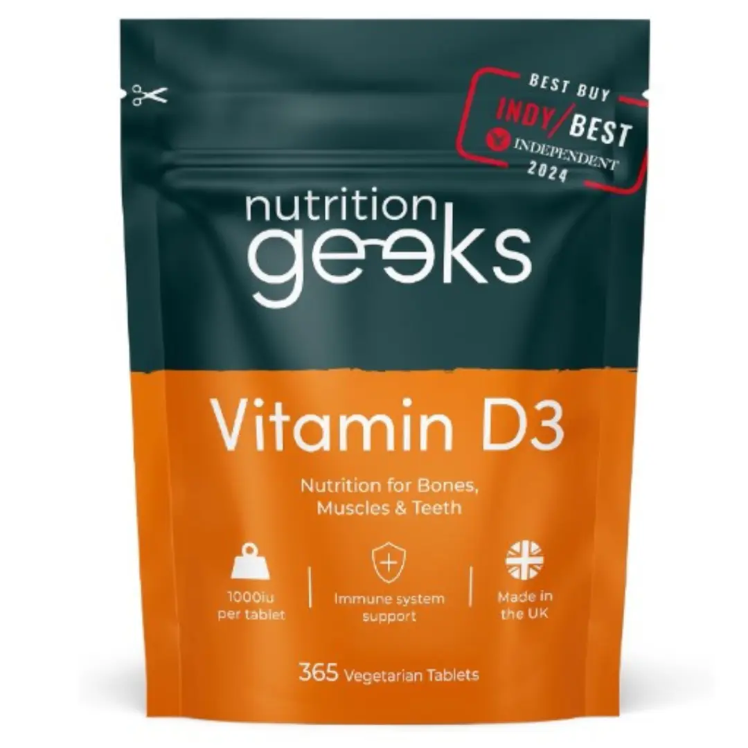 1 Year Supply of Vitamin D3 4000 iu & Vitamin K2 MK7 100μg - 365 Easy-Swallow Tablets - Healthcare
