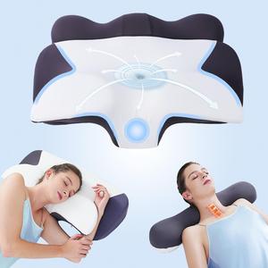 Comfortable Sleeping Neck Pillow, 1/2 Counts Multifunctional Foldable Pillow for Sleeping Reading, Lumbar, Leg, Travel, Reading