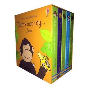 Usborne Touchy-Feely Books Thats Not My Zoo Collection 5 Books Set (Thats Not My Elephant and MORE!) Hard Cover