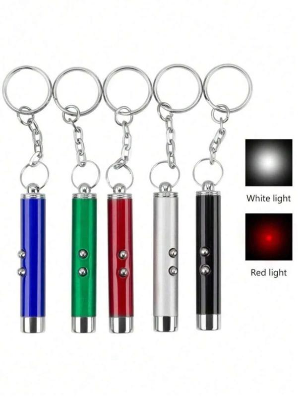 2-In-1 LED + Laser Cat Toy - Multifunctional Cat Teaser Wand, Interactive Pet Toy, Best Cat Toys, Portable Keychain Laser 1