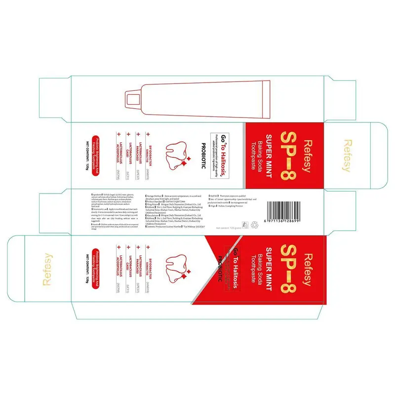 (3 Counts only £14.99) Probiotics Bright Toothpaste, Sp 8 Toothpaste, Sp-8 Ultra Toothpaste, Ultra Toothpaste Sp-8, Sp-8 Probiotics Toothpaste, Fresh Breath,Sp-6,Sp-10,SP-7 7