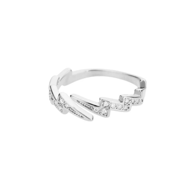Serafin Lightening Bolt Ring / Stainless Steel 5