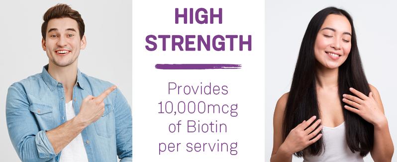 Product Introduction of Beauty Hair Skin & Nails Gummies for Hair Growth & Skin Health Biotin 10,000µg- Vegan Chewable Beauty Vitamins Hair Vitamins for Women & Men - GMO Free, No Artificial Colours or Flavours, 60 Gummys 2