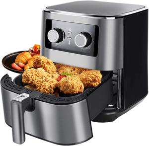 Uten Air Fryer, 5.5L Large Capacity, Home Air Fryer Kitchen Appliances, Easy to Operate Oil-Free Low-Fat Healthy Cooking Comes with Recipes, A++ Grade Energy Saving Time Saving Mute Non-Stick Cooker Easy to Clean, 1700W