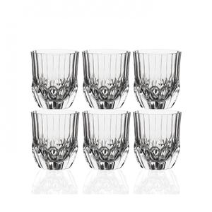 Rcr Adagio 6-Piece Tumbler Glass Set, 350ml, Transparent