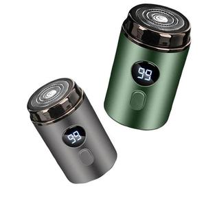 Electric Mini Shaver, Waterproof Portable USB Rechargeable Razor with LCD Display, Washable Beard Trimmer for Men, Great for Travel and Home Use