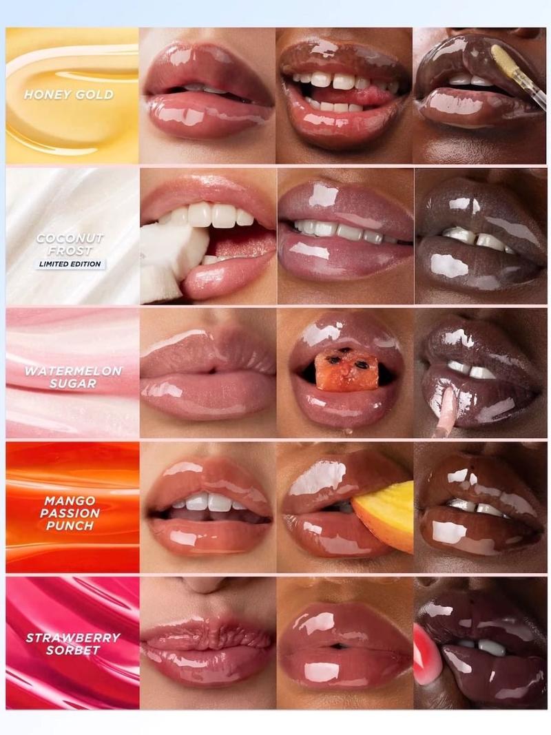 Product Introduction of Gisou Honey Infused Hydrating Lip Oil,  Gisou Honey Lip Oil, Nourishing Lip Moisturizer for Dry Lips, High Shine,Lip Balm, Lipstick, Lip Oil,Glossy (8ml) 4