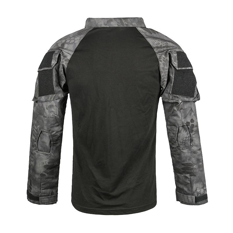 Product Introduction of Men's Outdoor Tactical Hiking T-Shirts,Hunting  Camouflage Long Sleeve Hunting Climbing Shirt,Male Breathable Sport Clothes 9