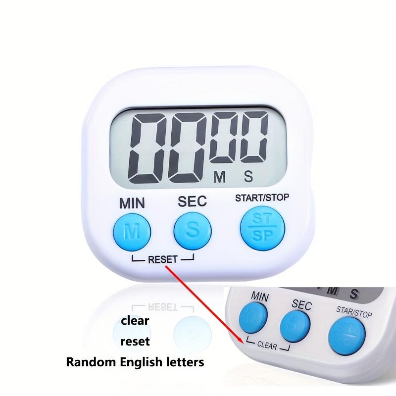 1pc Multi-Function Electronic Timer - Magnetic Digital Timers, Big LCD Display, Loud/Silent Switch Countdown Timer - For Kitchen, Gym, Classroom, Meeting & More - Perfect Gift for Students, Teachers & Chefs 4