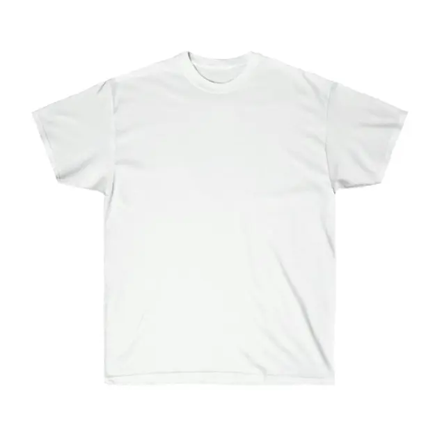Blank White T - shirt Unsize 1