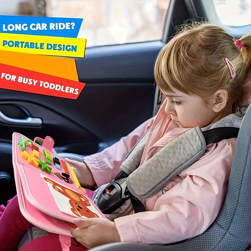 Product Introduction of Baby Creative Toy, 1 Set Educational Busy Board, Montessori Sensory Toy for Toddlers | Handheld Dressing & Educational Activity Board | Quiet Book for Early Development & Fine Motor Skills | Multi-Color | Battery-Free, Uk Seller 8