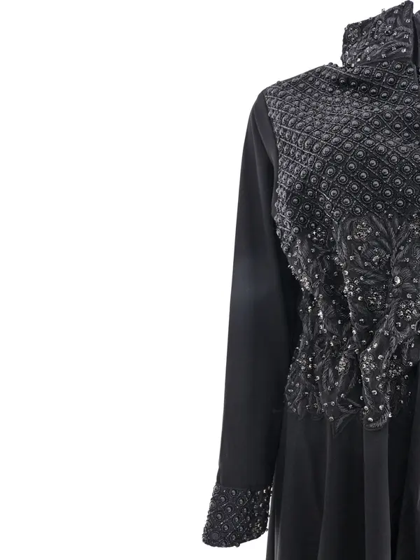 Aaria Black Jacket Handcrafted 2