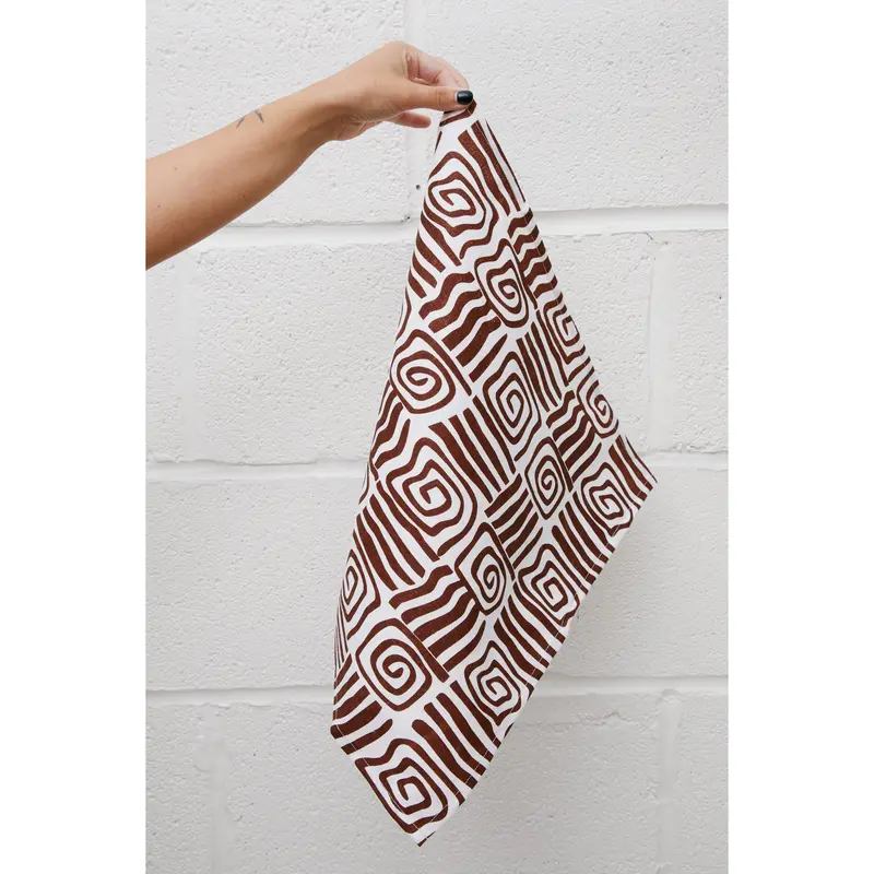 Athena Napkin Set | Cacao 3