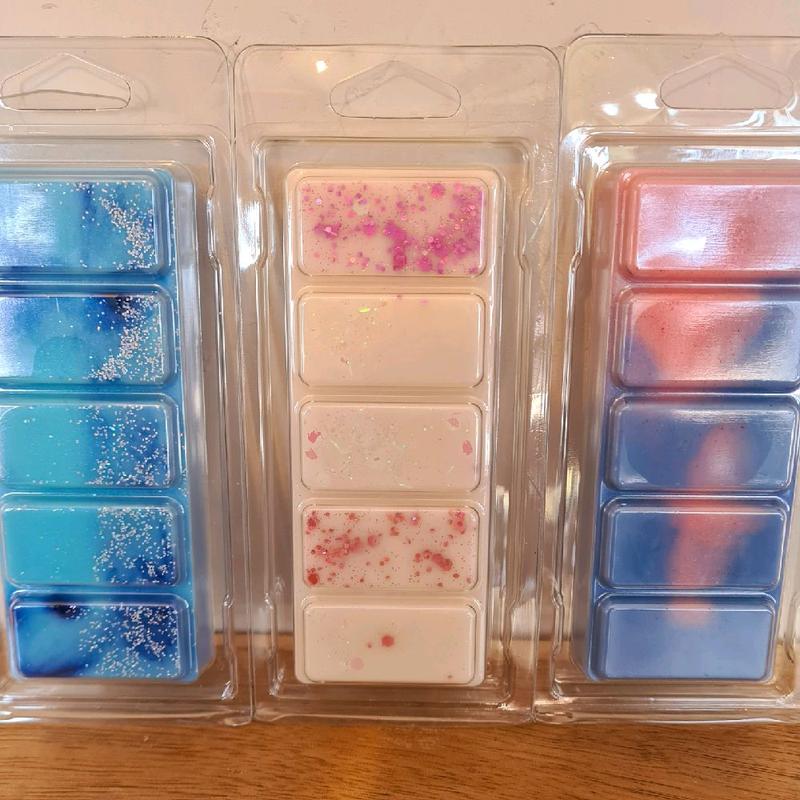 M-Z Wax Melt Snap Bars, Various Fragrances, Home Fragrance Wax Melts - 50g Clamshells - Perfume, Aroma Scented Candle Freshener Decor Ornaments 0