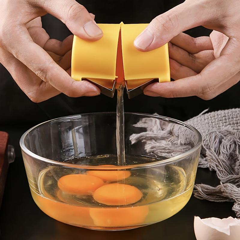 Product Introduction of 1pc Easy Clean Eggshell Separator - Quick Peel & Yolk Splitter, Essential for Kitchen Baking 7