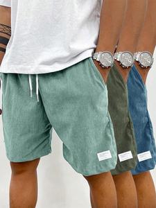 Men's Letter Print Boxer Briefs, Casual Comfy Breathable Shorts for Daily Wear, Men's Underwear for Summer