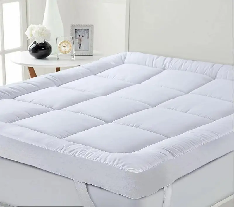 Luxury Hotel Quality Mattress Topper - 1000 GSM Extra Deep 10cm/4 Inches Bounce Back Fluffy Toppers - All Sizes 4