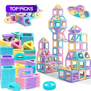 Designer Construction Set, Blocks Set, Creative Toys for Birthday Gifts, Creative Blocks Building Toy, Macaron Magnetic Blocks #TOP PICKS