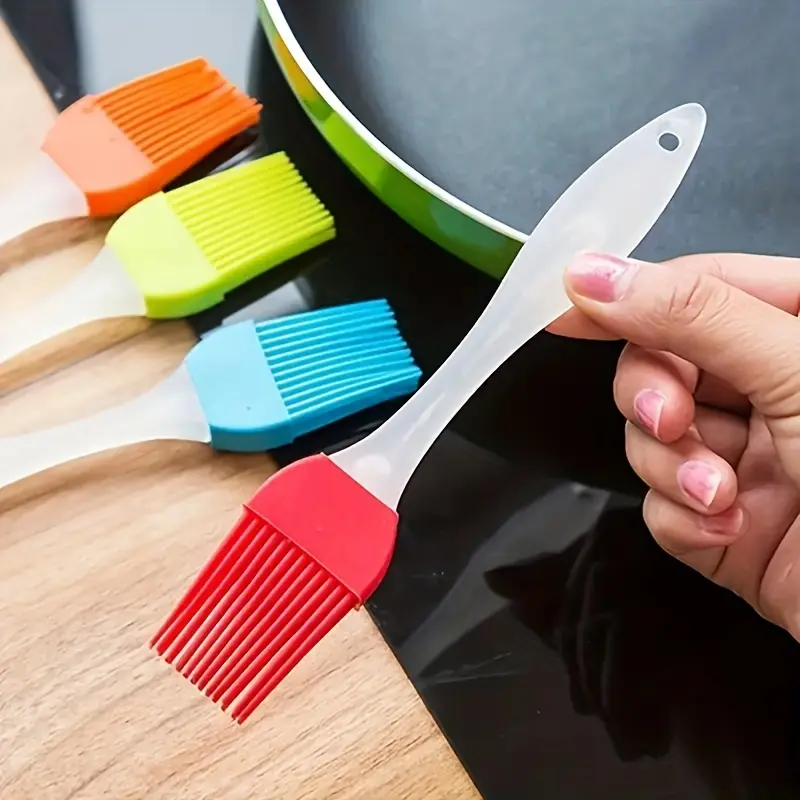 [1pc High Temperature Hair Brush] 1pc Oil Brush Practical Baking Hair Brush For Pancake Household High Temperature Resistant Non-shedding Grill Brush Kitchen Supplies 1