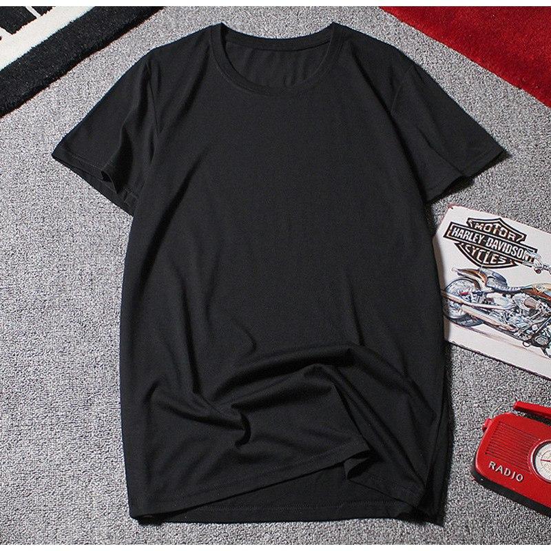 Summer Men's Short-sleeved 10XL 9XL 12XL Round Neck Half-sleeved Clothes Large Size T-shirt Cotton Solid Color Tops Oversized 8