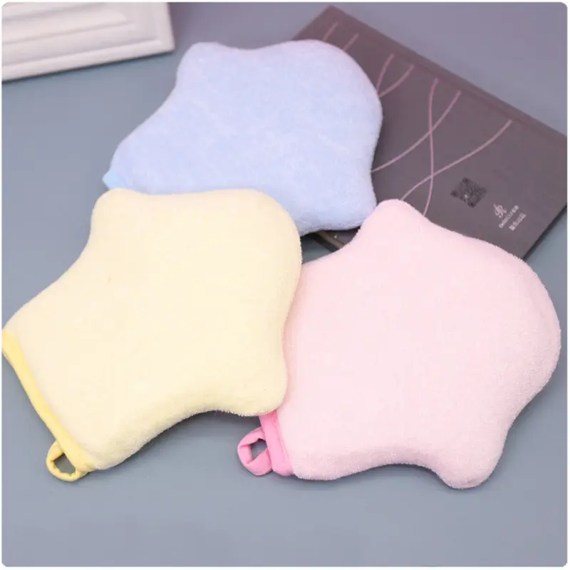 Cartoon Animal Baby Soft Bath Cotton Baby Bath Sponge Baby Bathing Gloves Kids Comfortable Bath Brush Shower Accessories 3