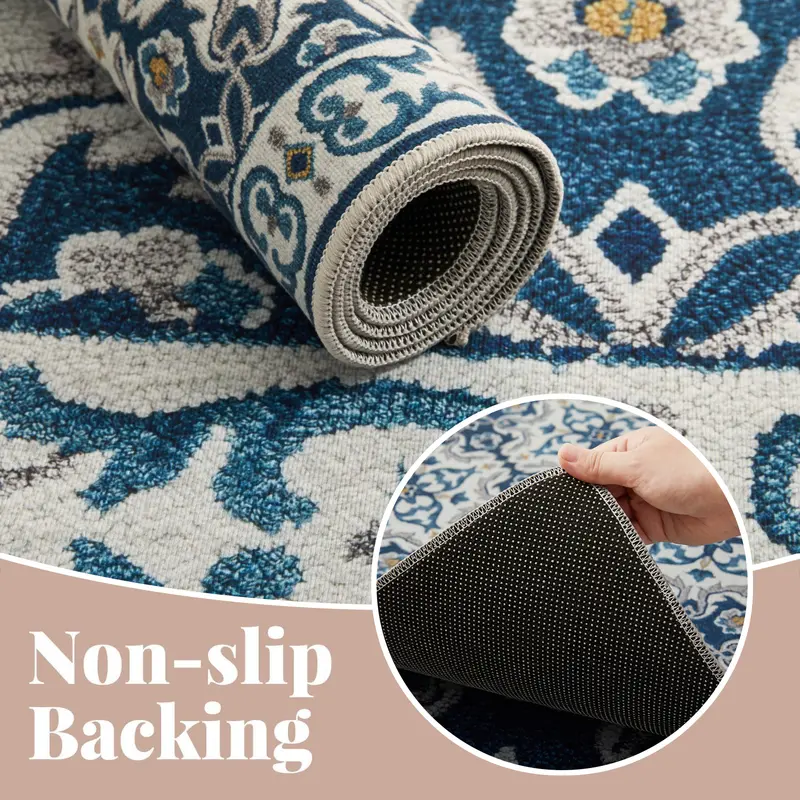 Imperial Rooms Trendy Printed Rug for Living Room & Bedroom – Soft, Stylish & Non-Slip Area Carpet | Aesthetic Home Decor UK 6
