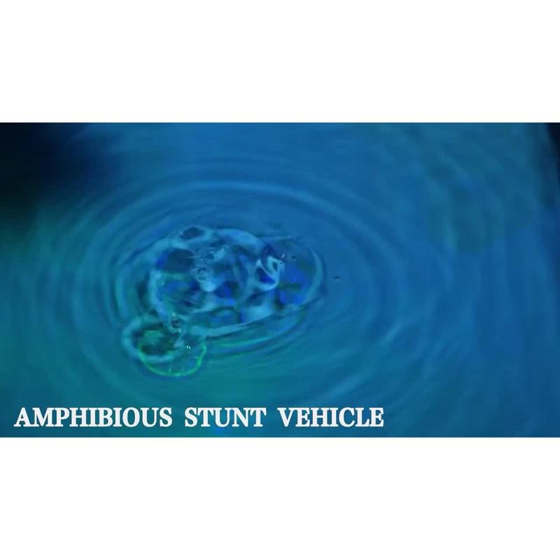1pc, Remote Control Toy Car, Amphibious Stunt Off-Road Vehicle, Outdoor Toy, Outdoor Game. Can Be Water Floated. Double Controller, Remote Control with Bracelet Remote and Gesture Control. Supports Gesture Operations. 2025, New Year. Festival Gift 6