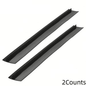 2pcs Silicone Stove Gap Cover, Kitchen Counter Gap Filler, Heat Resistant Oven Gap Filler, Between Kitchen Appliances Washing Machine And Stovetop