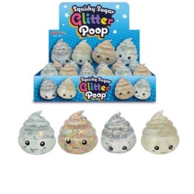 Squishy Maltose Glitter Poop Fidget Toy for Stress Relief 0